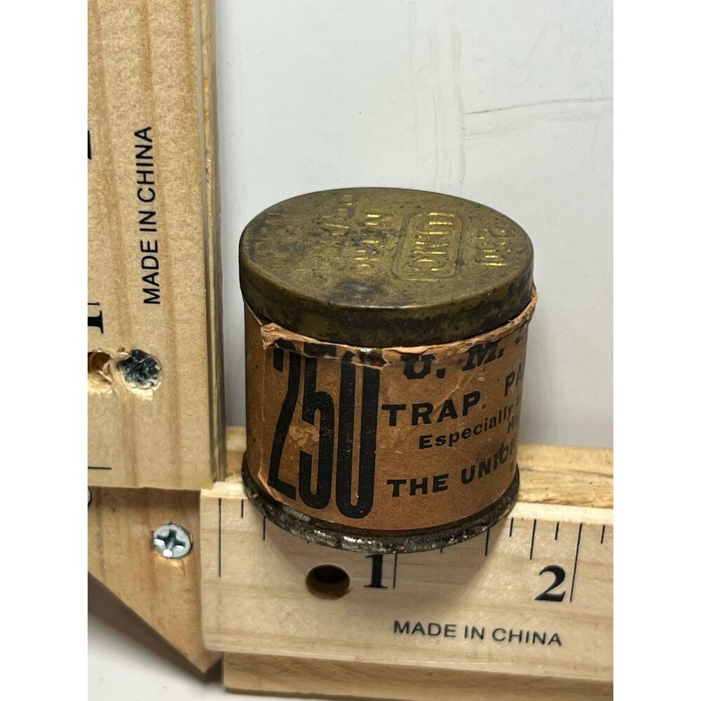 Antique UMC Nitro Primers No.3 Brass Tin Vintage Ammo Reloading Collectible